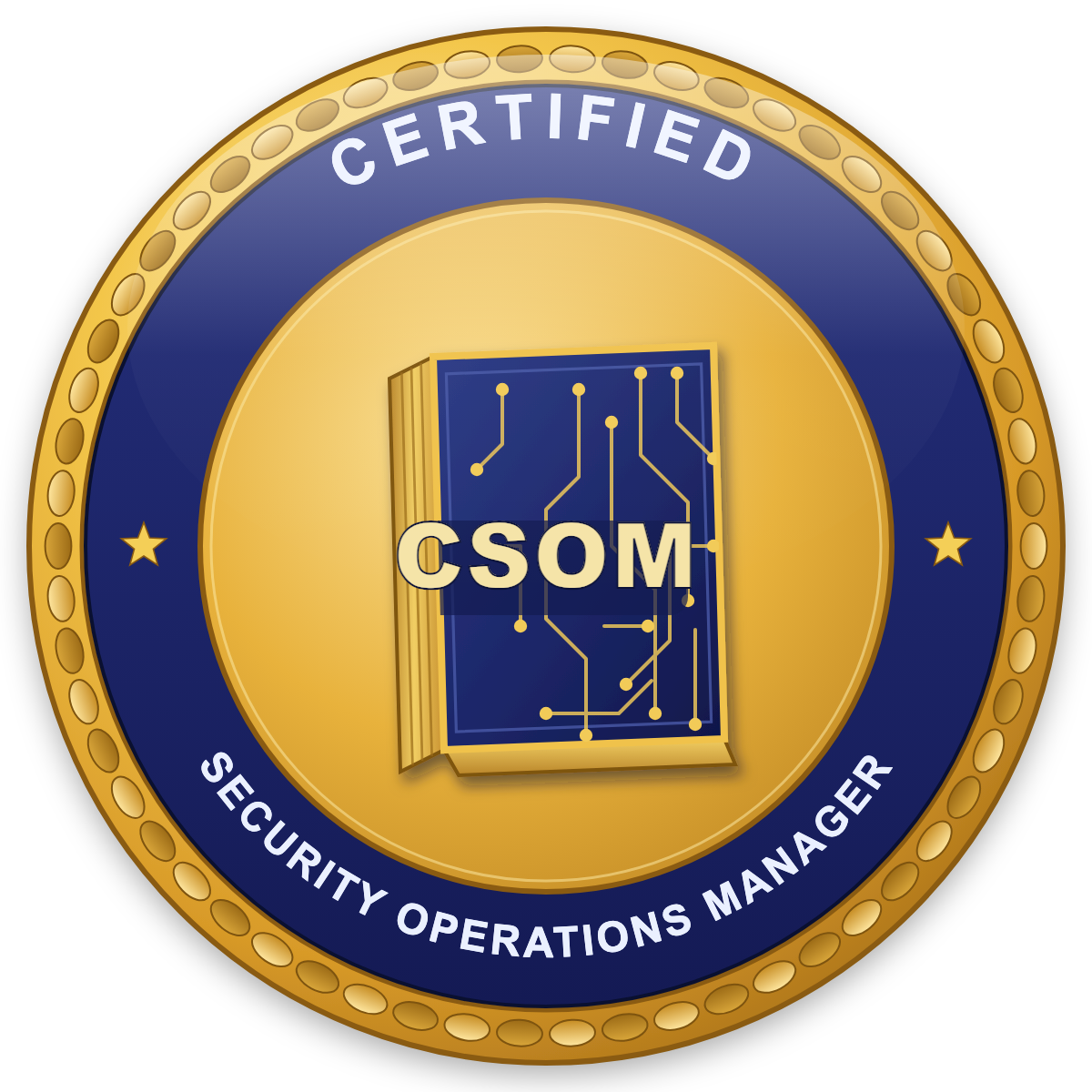 CSOM Gold Challenge Coin